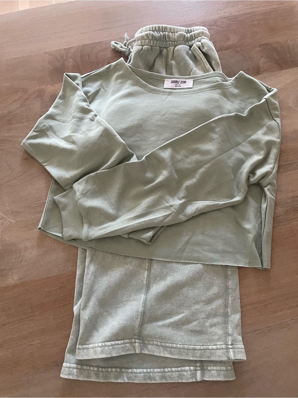 Double Zero Kids Sage Green Pullover Sweatshirt